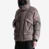 Men KRAKATAU Jackets | Technical Nylon Short Puffer Jacket