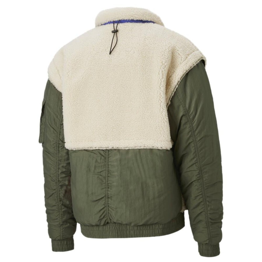 Men Puma Select Jackets | Puma X Attempt Sherpa Bomber Jacket