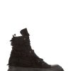 Men Rick Owens Boots | Abstract Denim Sneakers