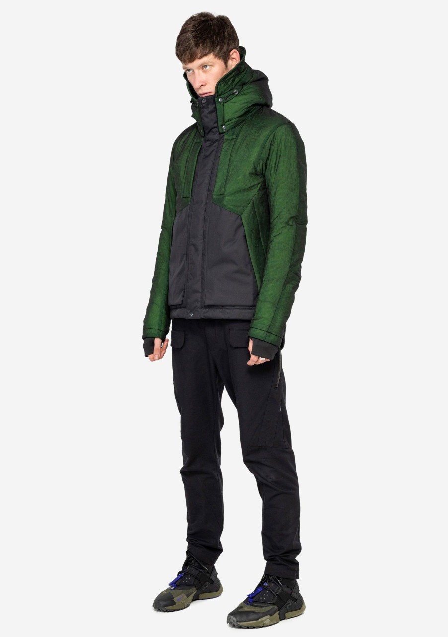 Men KRAKATAU Jackets | Removable Hood Padded Jacket Larsen