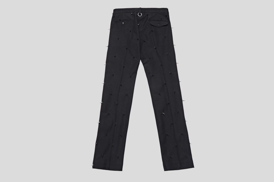 Men SANKUANZ Pants | Black Wool Pants