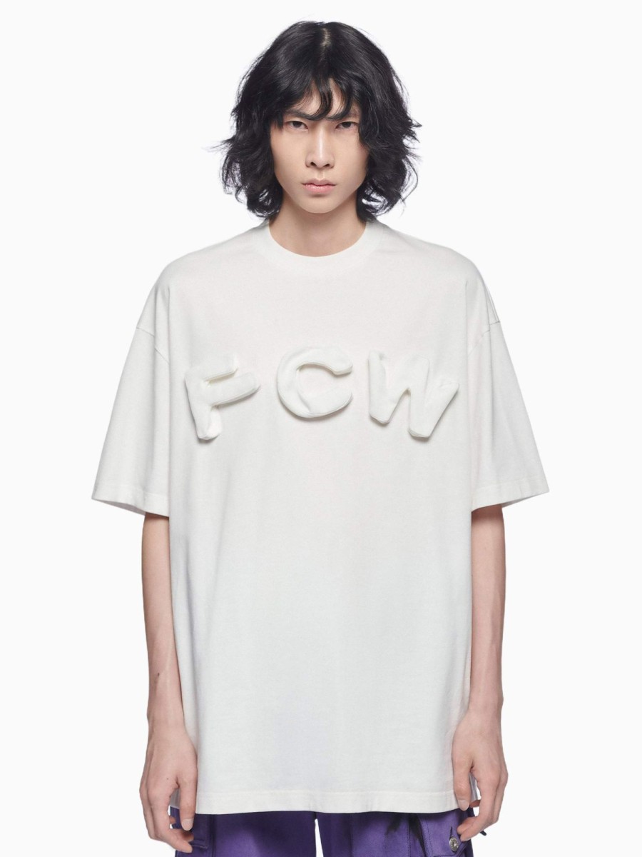 Men Feng Chen Wang T-Shirts | 3D Logo Letter T-Shirt