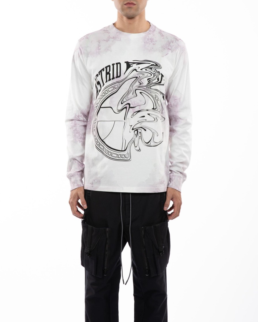 Men Astrid Andersen T-Shirts | Long Sleeve Tie Die Jersey