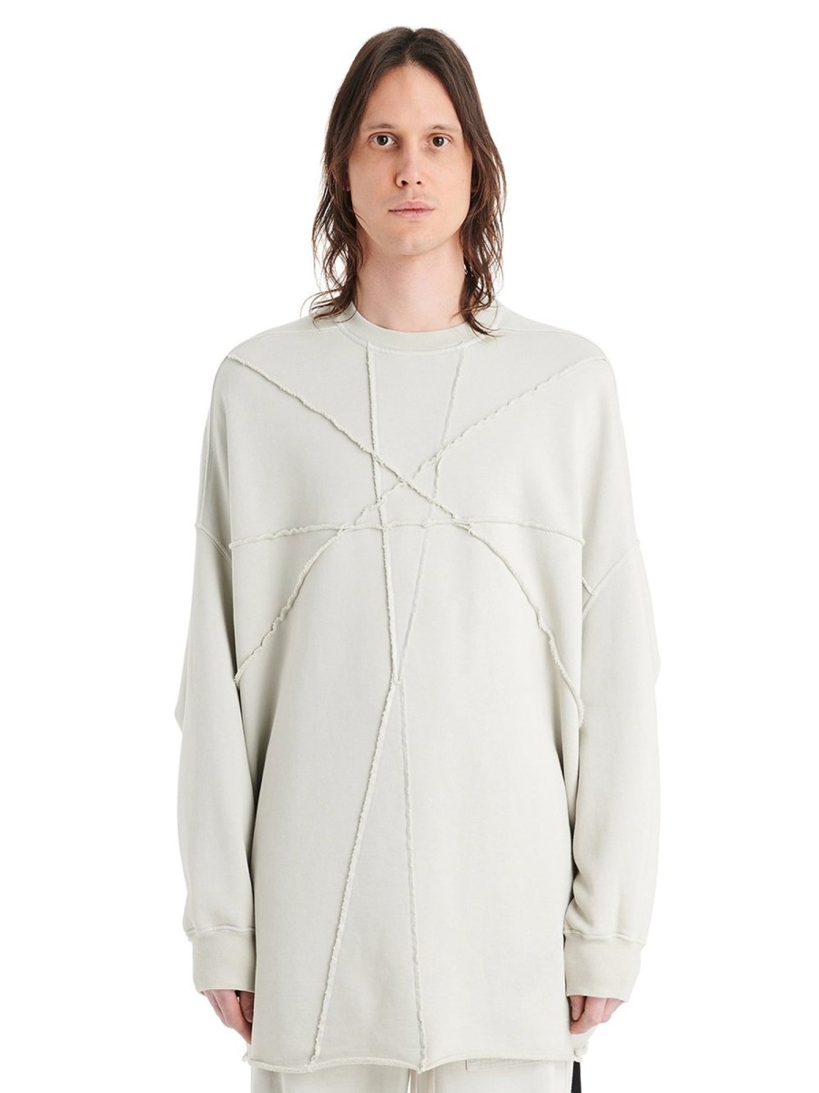 Men Rick Owens Sweatshirts | Crater Knit Tunic