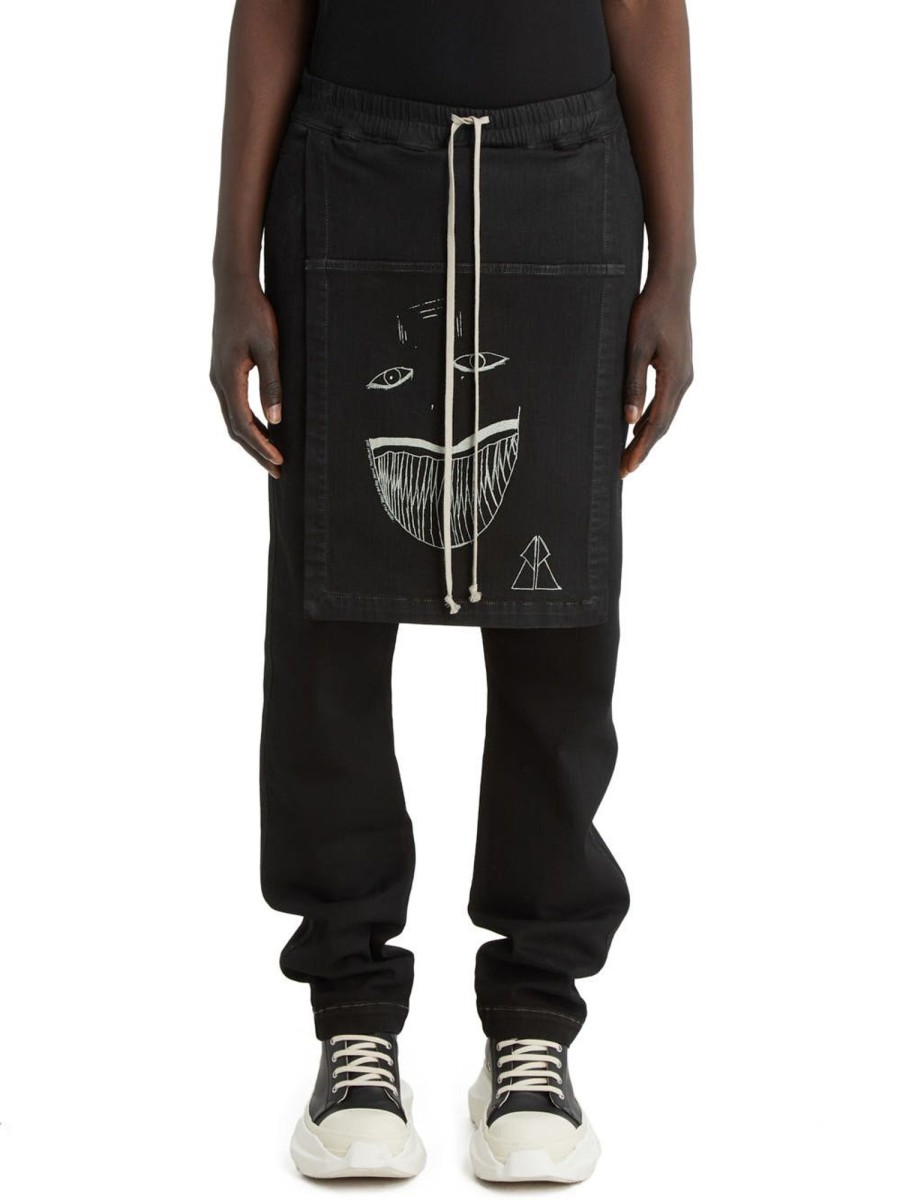 Men Rick Owens Pants | Rick Owens Drkshdw Denim Pants Toothface Belas