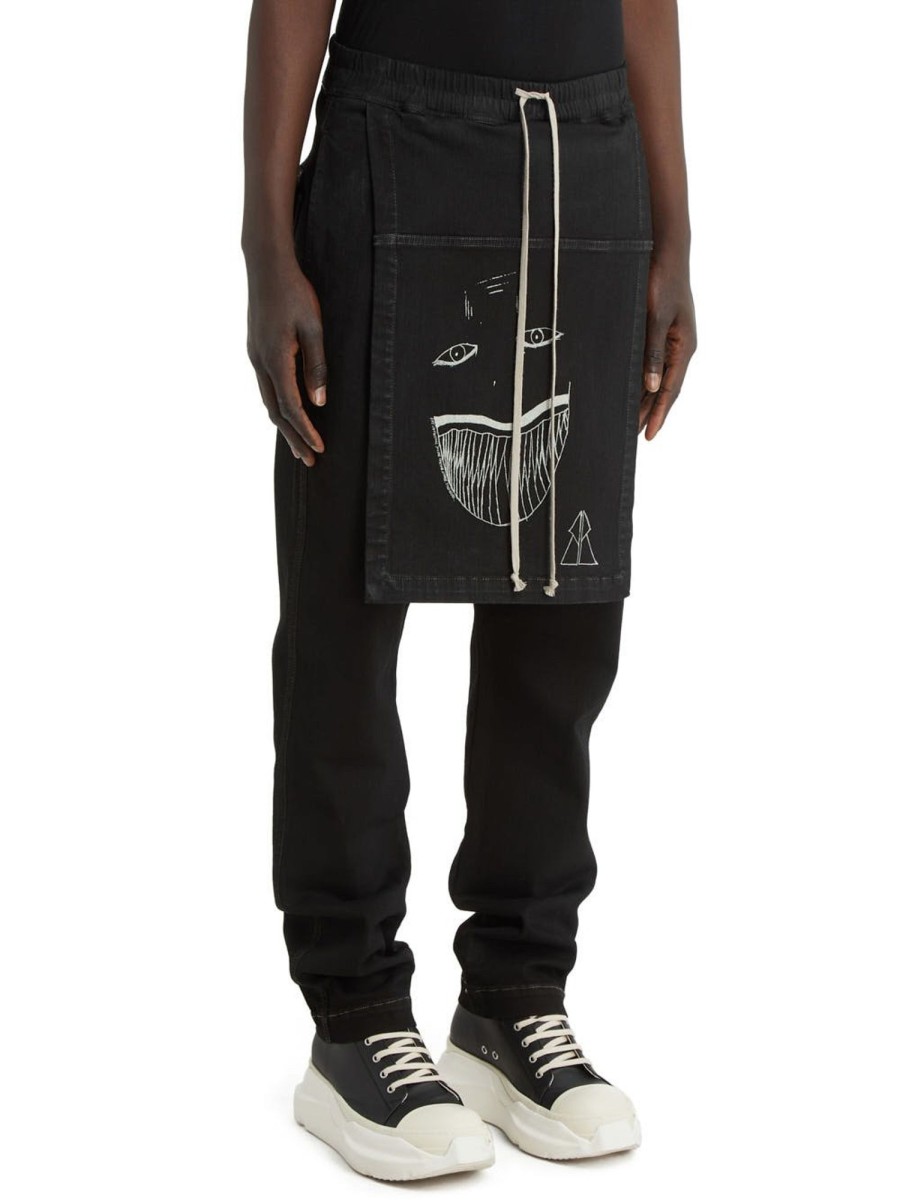 Men Rick Owens Pants | Rick Owens Drkshdw Denim Pants Toothface Belas