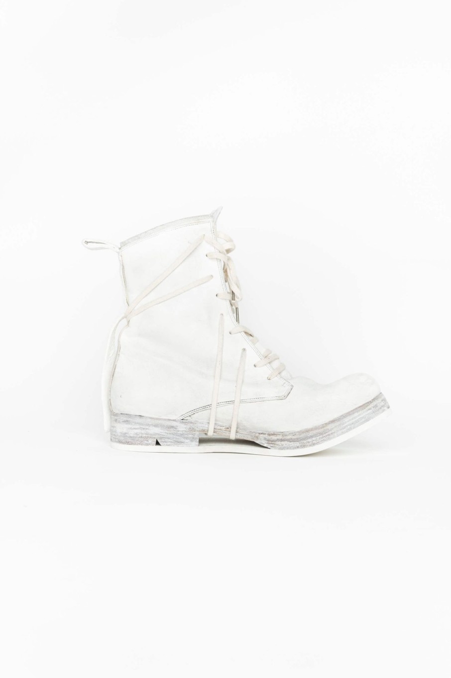 Men Boris Bidjan Saberi Boots | Boot 2 Grey Horse Leather Boot