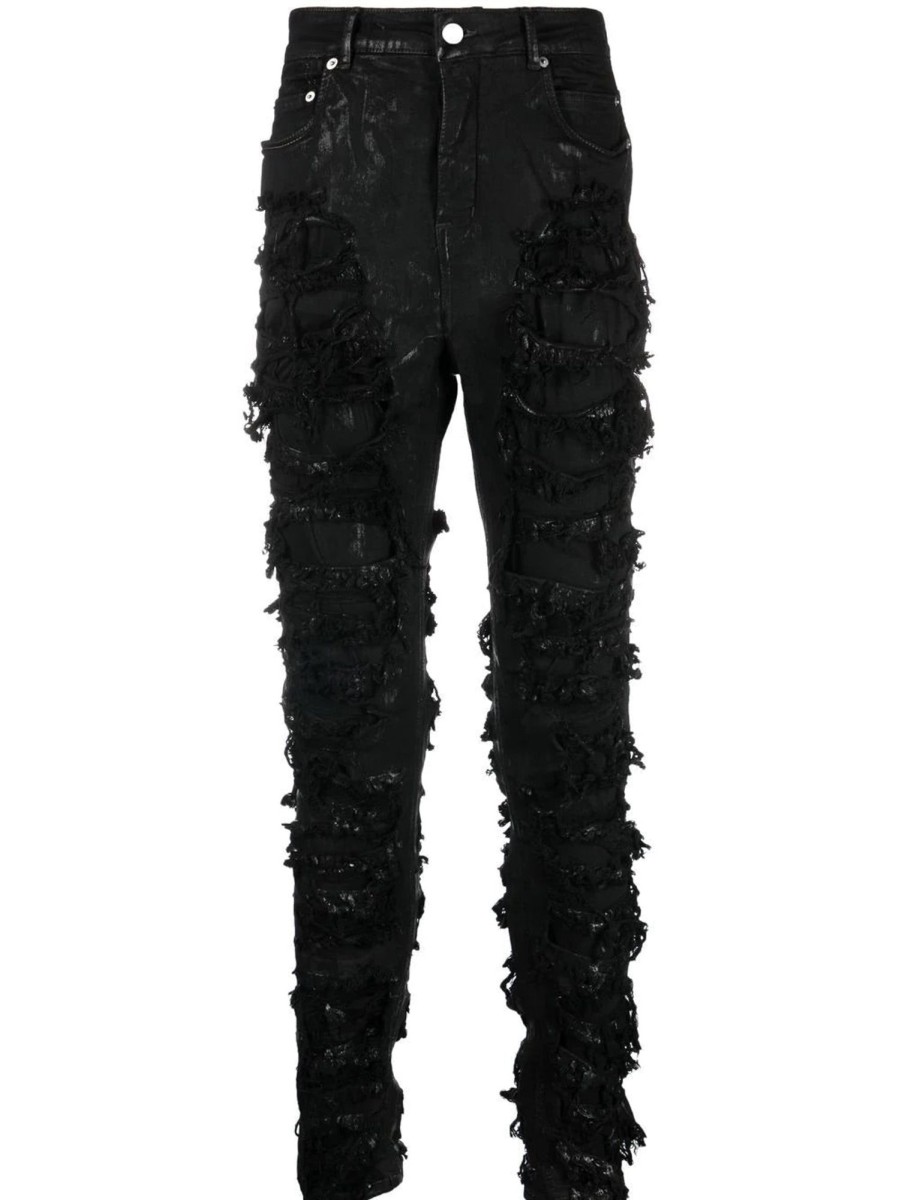 Men Rick Owens Pants | Rick Owens Drkshdw Denim Pants Detroit Cut