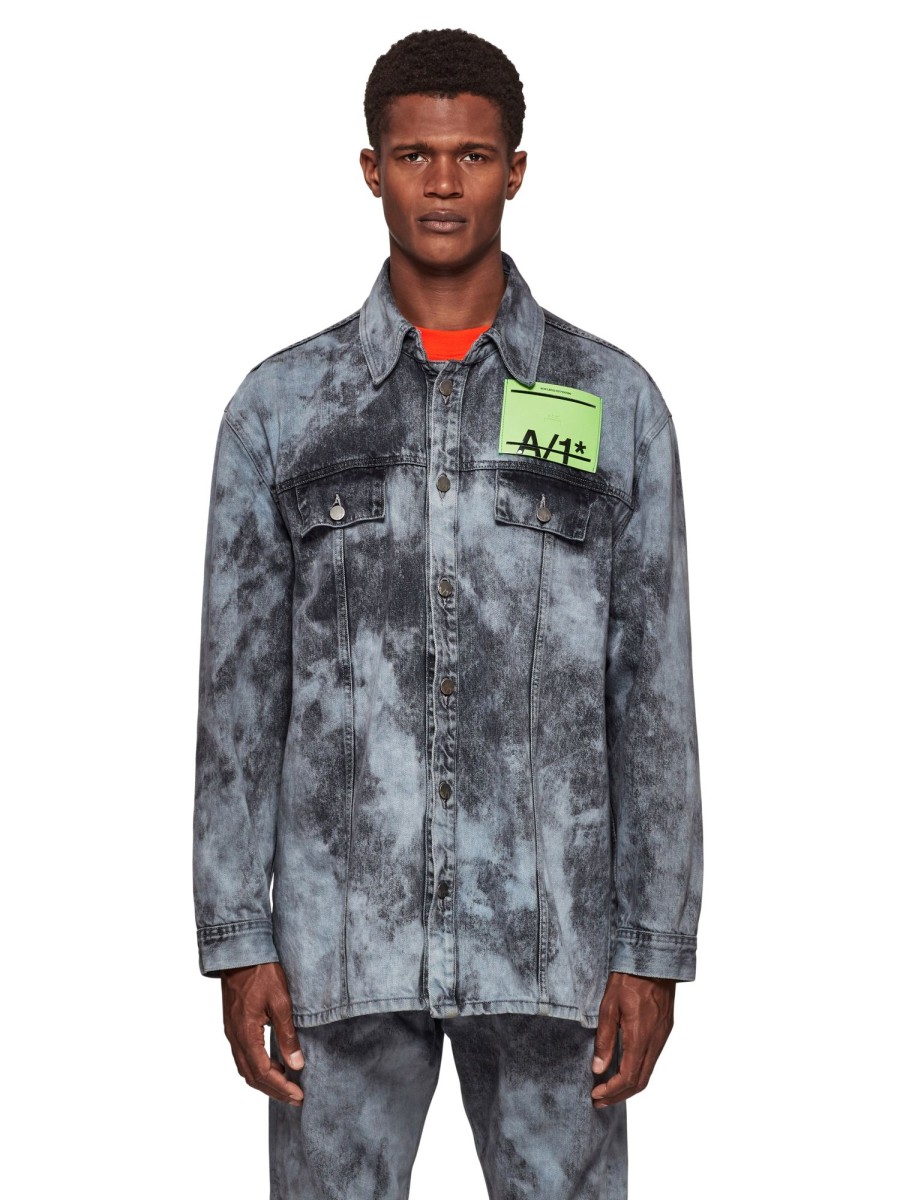 Men A-COLD-WALL Shirts | Denim Wash Shirt