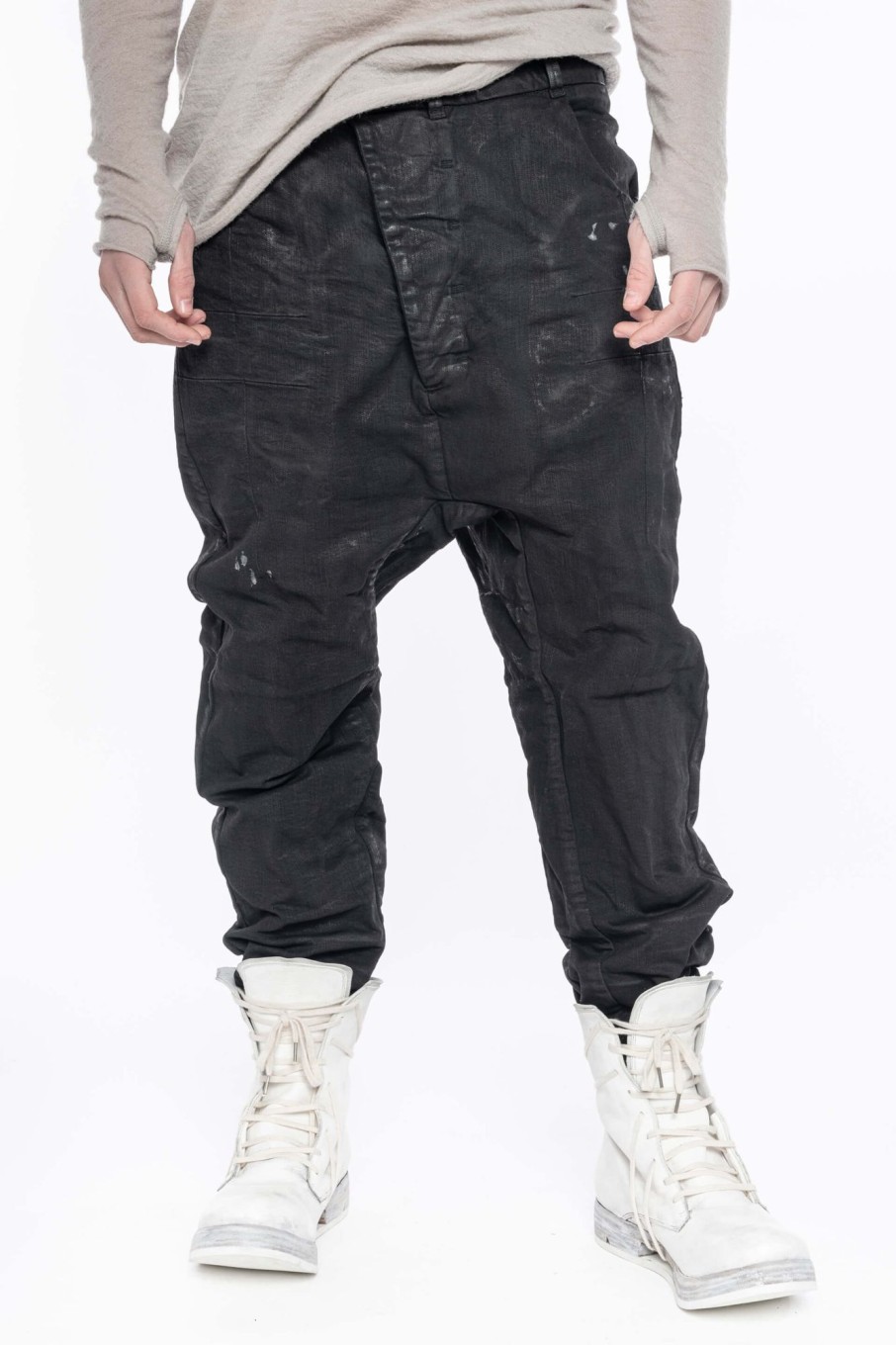 Men Boris Bidjan Saberi Pants | P15 Jeans Black