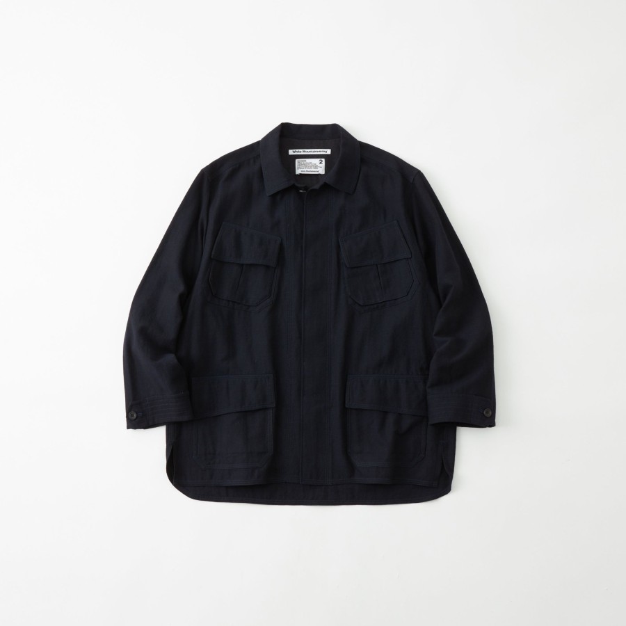 Men White Mountaineering Jackets | White Mountaineering Woven Twill B.D.U Jacket