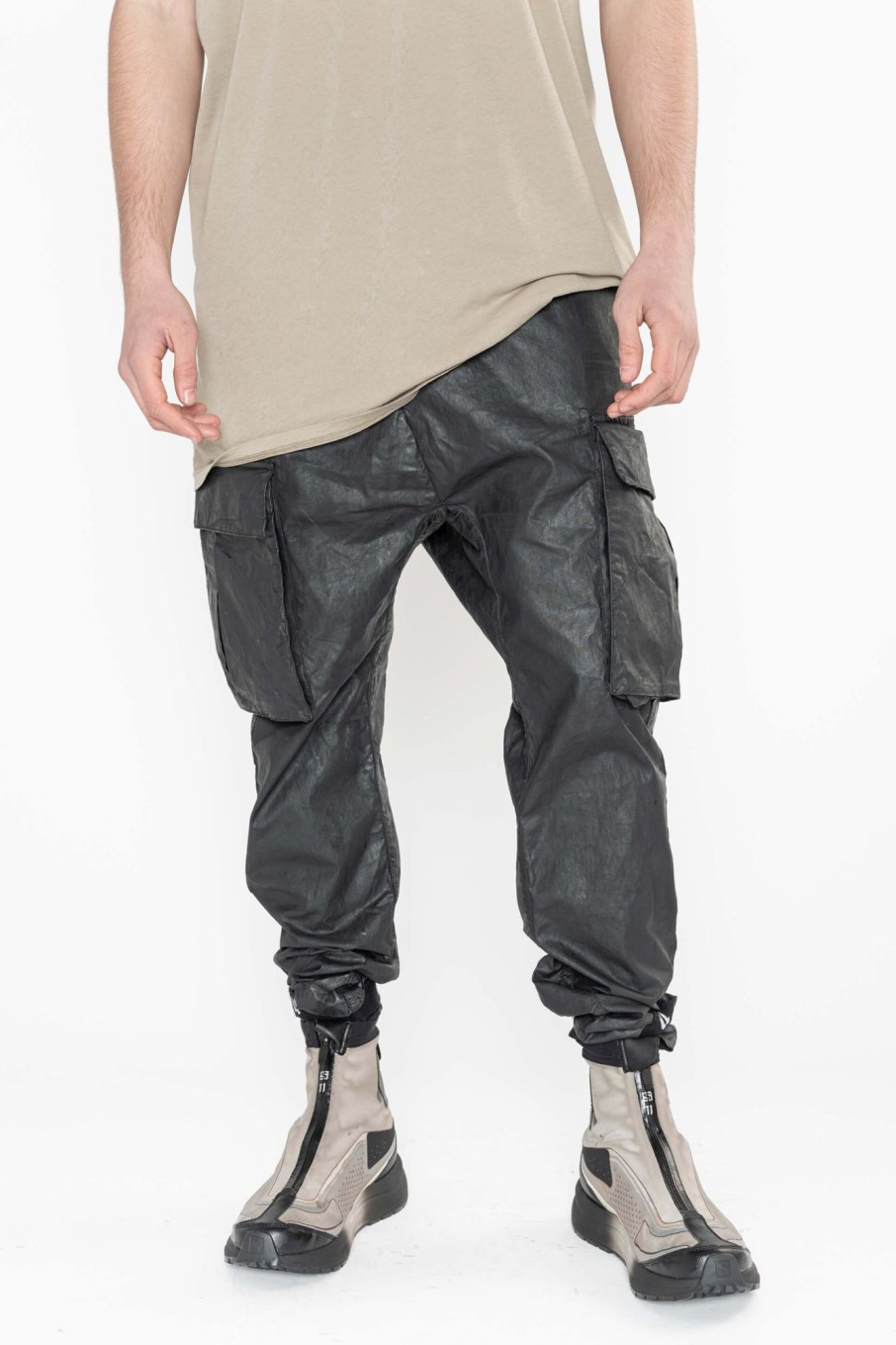 Men Boris Bidjan Saberi Pants | P21 Wax Coated Pants