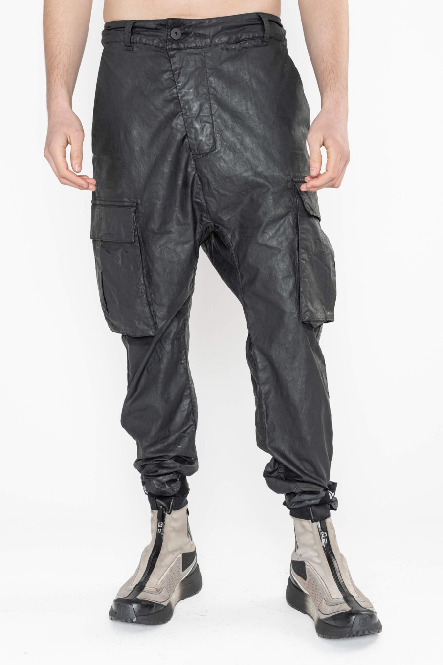 Men Boris Bidjan Saberi Pants | P21 Wax Coated Pants