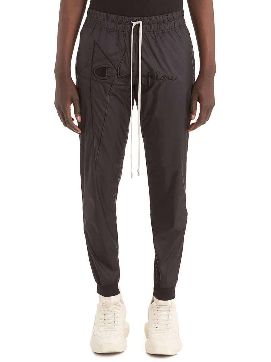 Men Rick Owens Pants | Rick Owens X Champion Woven Joggers