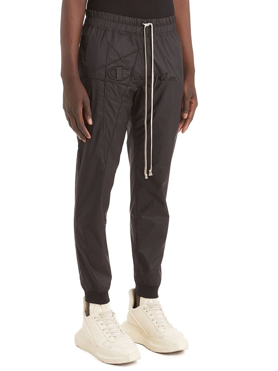 Men Rick Owens Pants | Rick Owens X Champion Woven Joggers