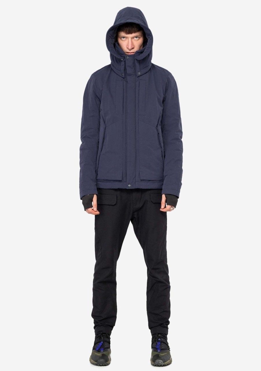 Men KRAKATAU Jackets | Removable Hood Padded Jacket Larsen