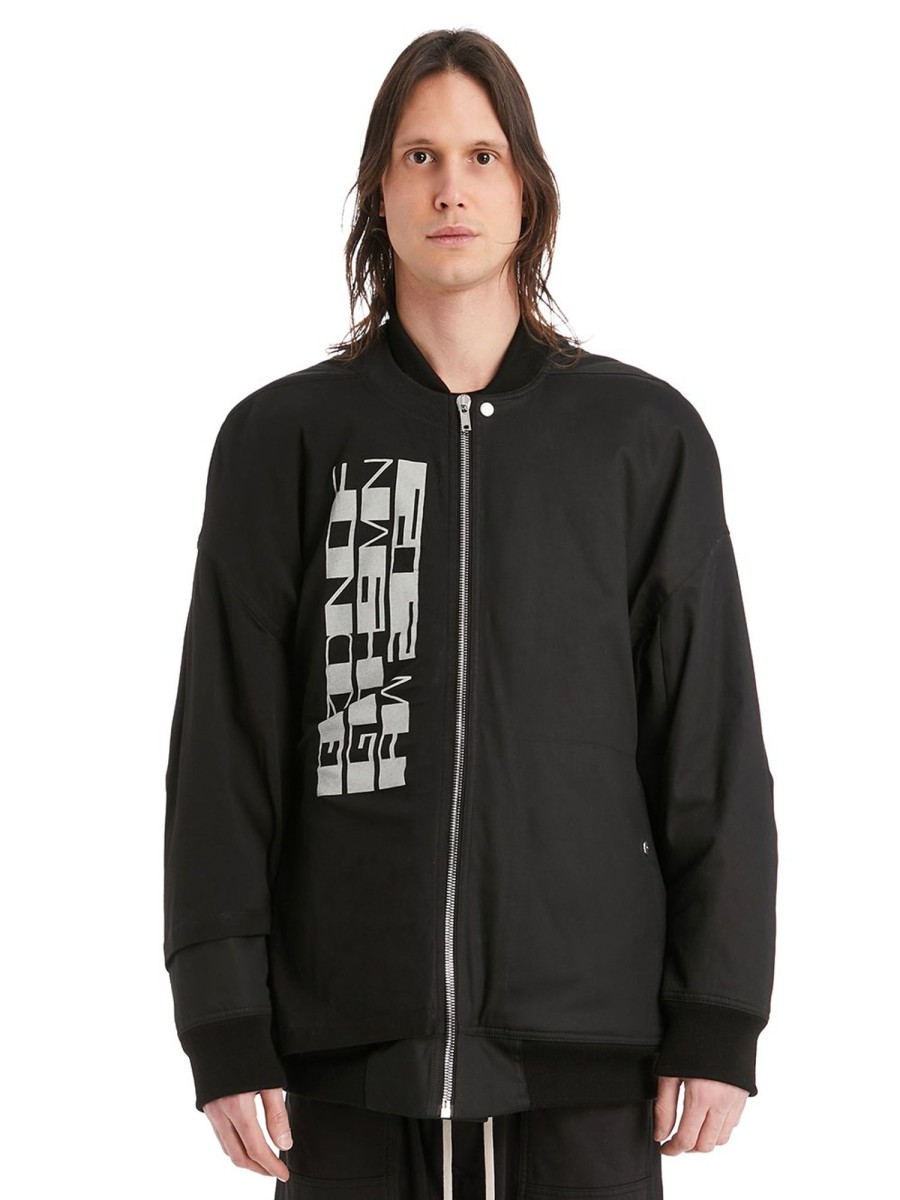 Men Rick Owens Jackets | Jumbo Flight Woven Padded Coat