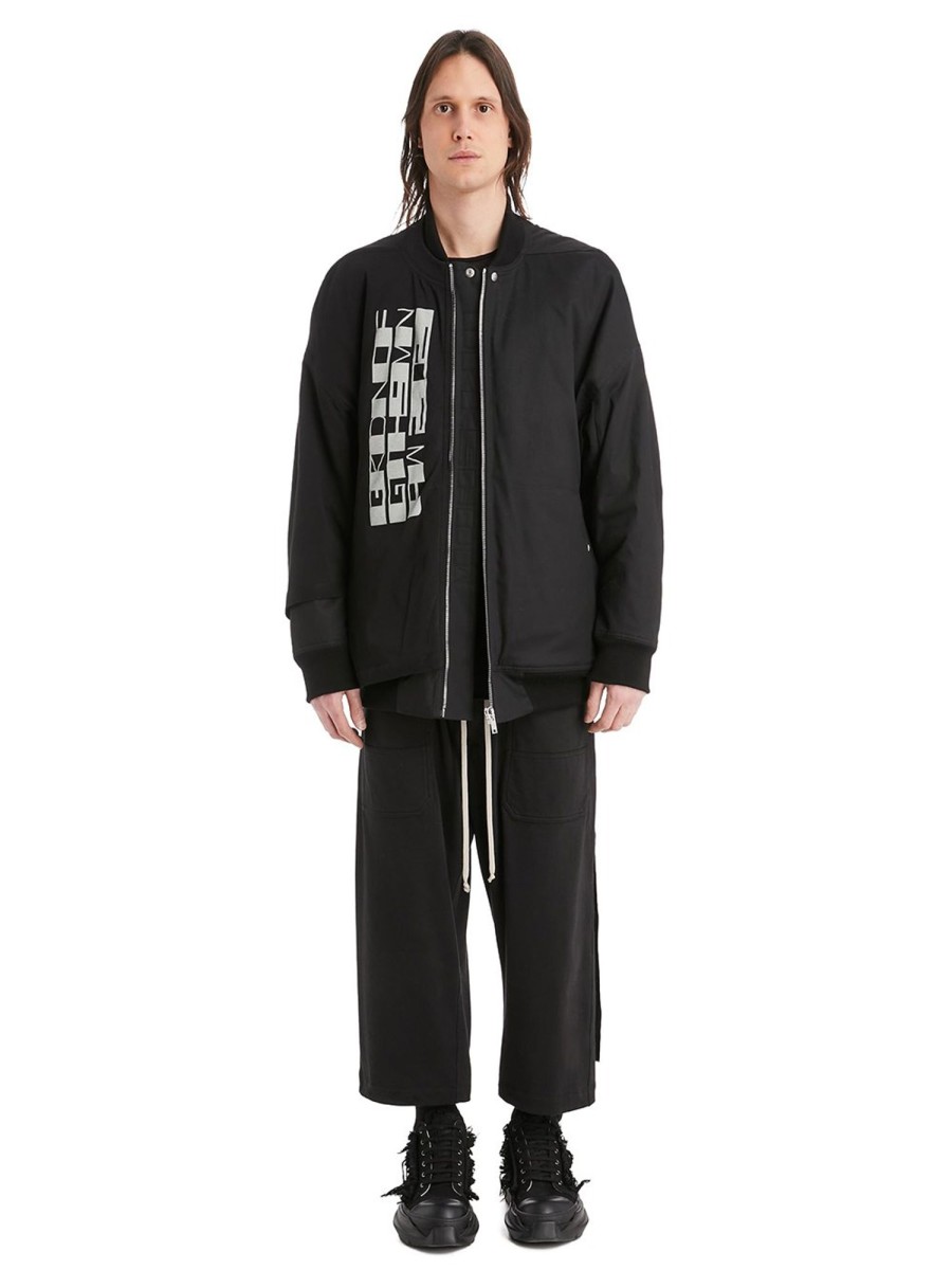 Men Rick Owens Jackets | Jumbo Flight Woven Padded Coat