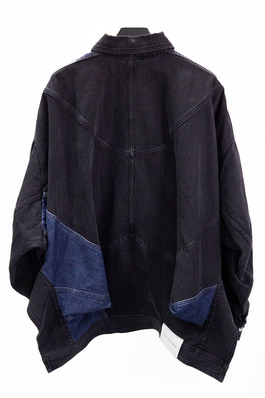 Men Feng Chen Wang Jackets | Feng Chen Wang Deconstructed Denim Jacket