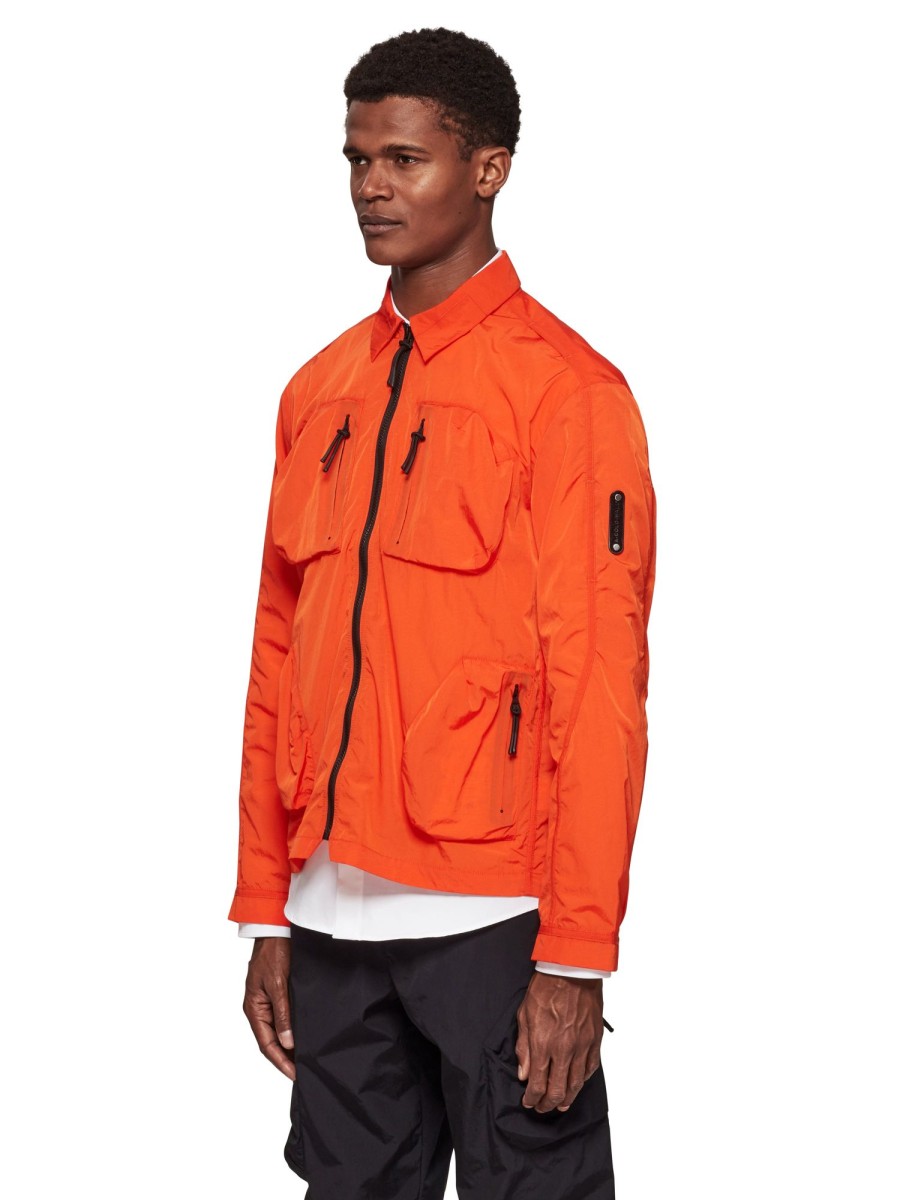 Men A-COLD-WALL Jackets | Branding Nylon Overshirt