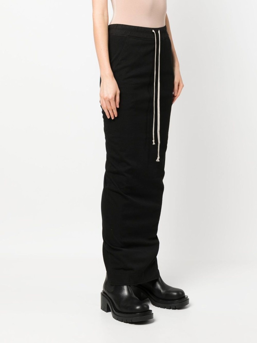 Women Rick Owens Dresses & Skirts | Rick Owens Drkshdw Pull On Pillar Skirt