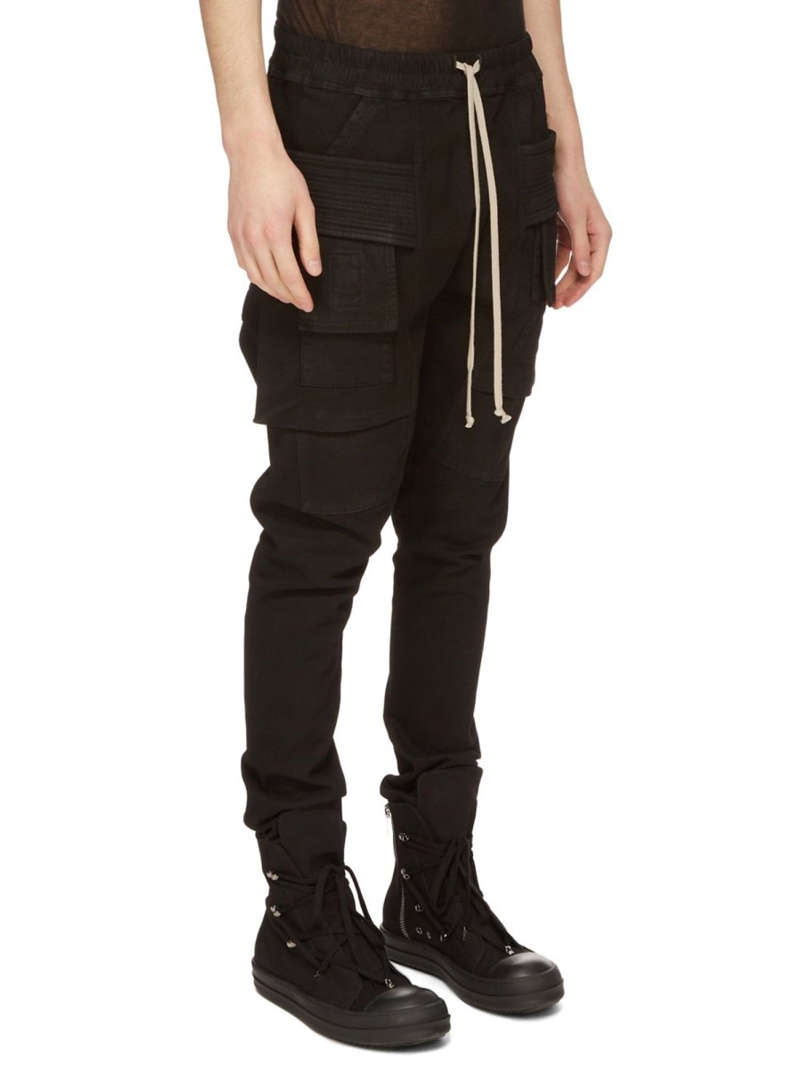 Men AKENZ Pants | Rick Owens Drkshdw Creatch Cargo Drawstring