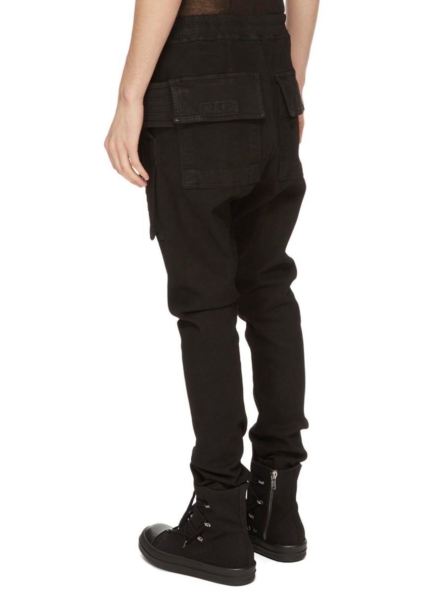 Men AKENZ Pants | Rick Owens Drkshdw Creatch Cargo Drawstring