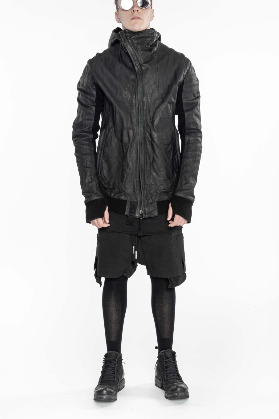 Men Boris Bidjan Saberi Jackets | Zip 22 Leather Jacket