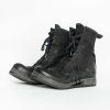 Men Boris Bidjan Saberi Boots | Boot 2 Black Horse Leather Boot