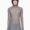 Men Feng Chen Wang T-Shirts | Phoenix Print Roll Neck