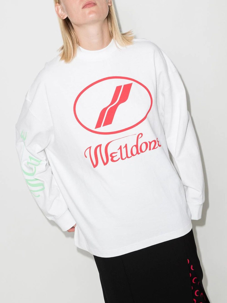 Men WE11DONE Sweatshirts | We11Done Logo Print Sweatshirt