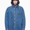 Men Feng Chen Wang Shirts | Vintage Wash Denim Shirt