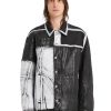 Men Rick Owens Jackets | Denim Worker Jacket