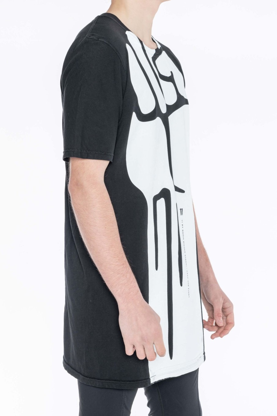 Men Boris Bidjan Saberi T-Shirts | Ts5 Fist Print T-Shirt