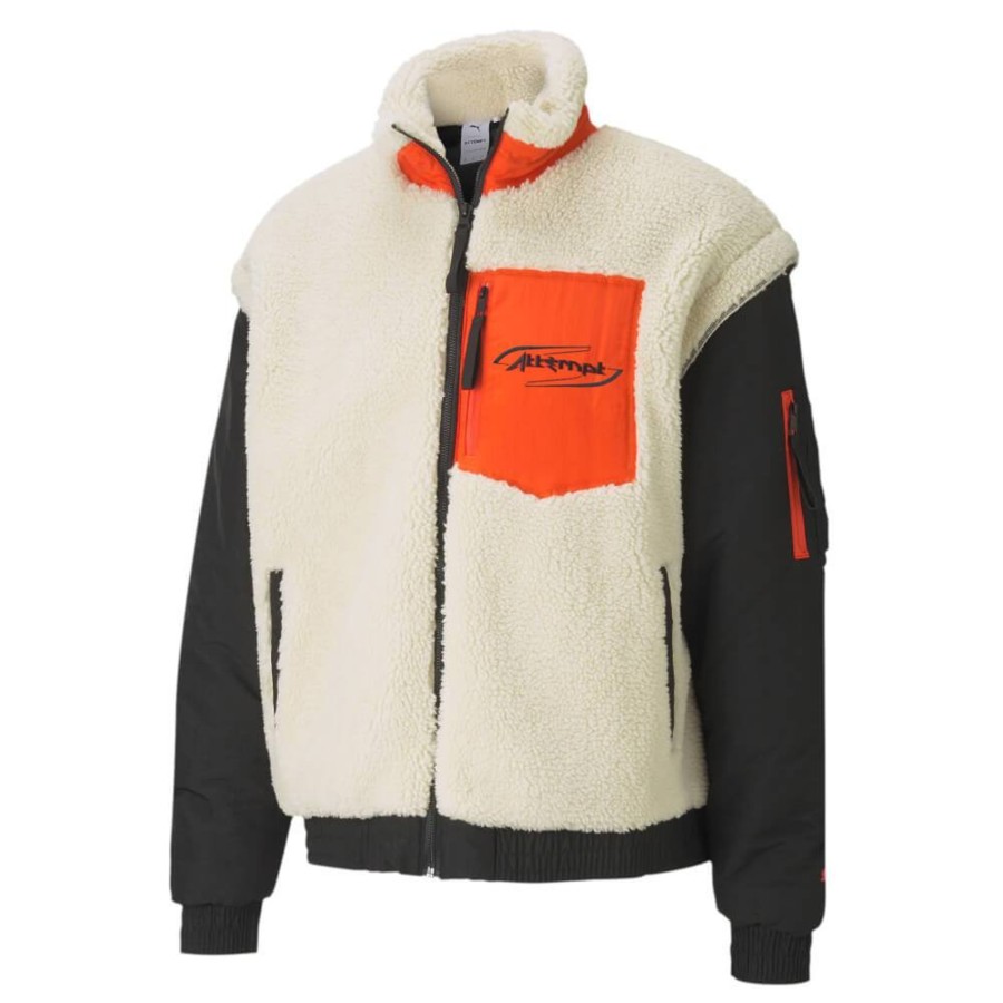 Men Puma Select Jackets | Puma X Attempt Sherpa Bomber Jacket