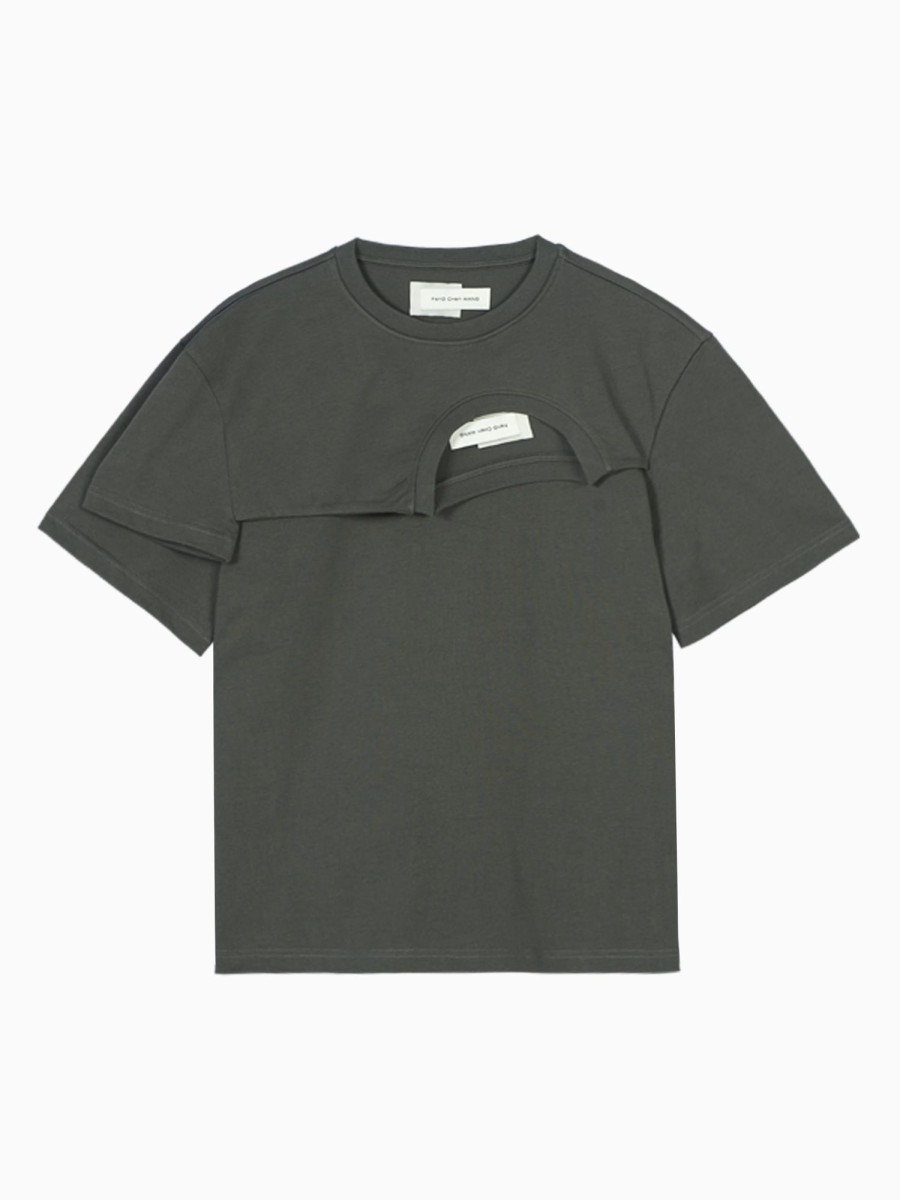 Men Feng Chen Wang T-Shirts | Single Jersey Double Collar T-Shirt