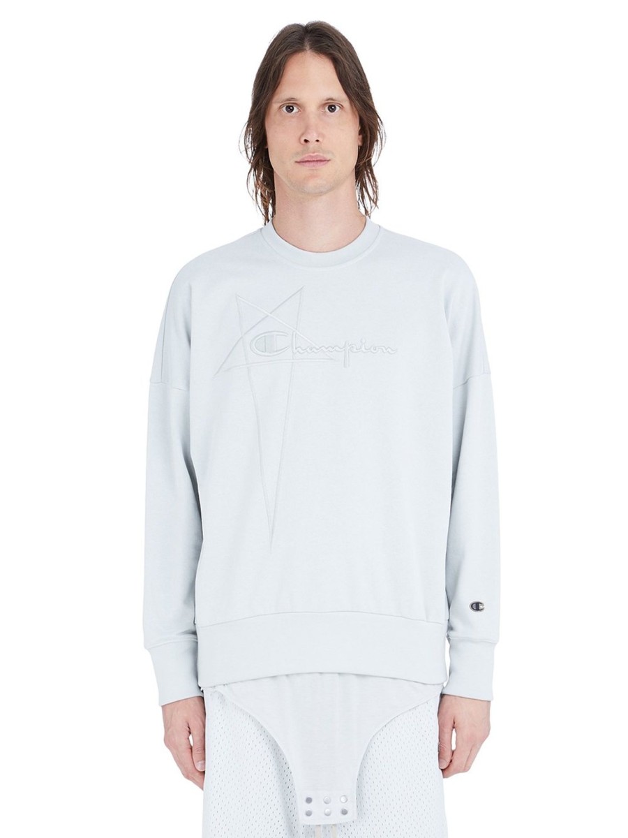 Women Rick Owens Sweatshirts | Rick Owens X Champion Pullover Sweater