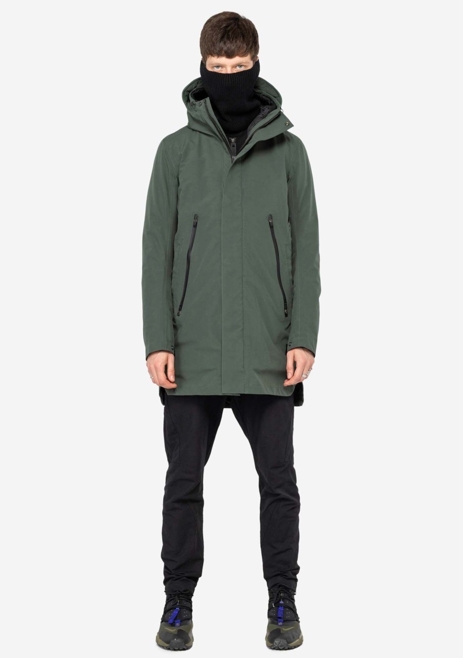 Men KRAKATAU Jackets | Liner Parka Planck