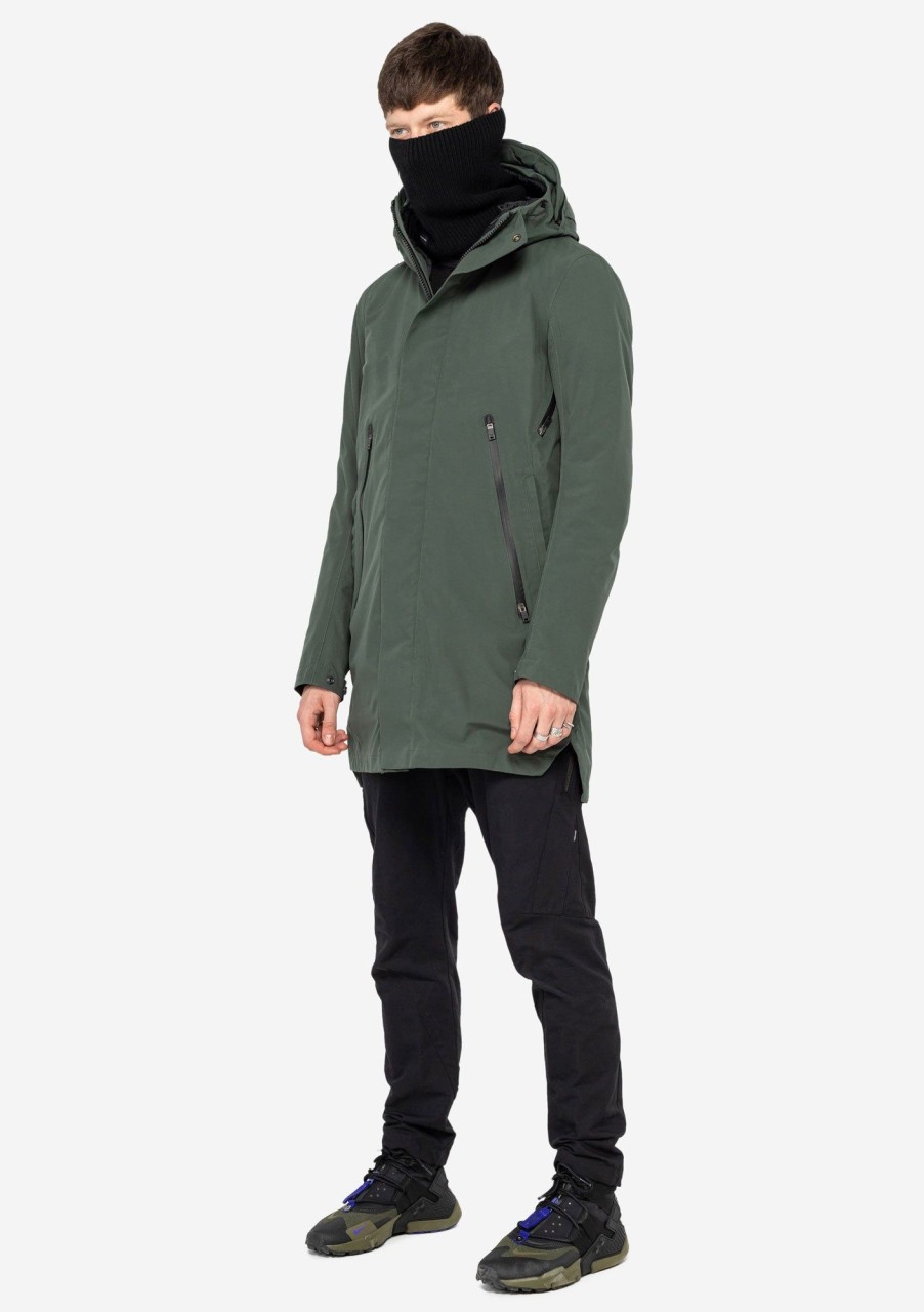 Men KRAKATAU Jackets | Liner Parka Planck