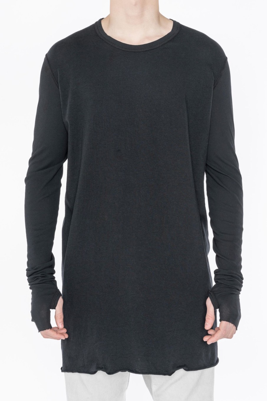 Men Boris Bidjan Saberi T-Shirts | Bbs Ls1.2 Black