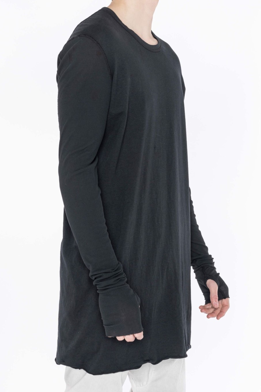 Men Boris Bidjan Saberi T-Shirts | Bbs Ls1.2 Black