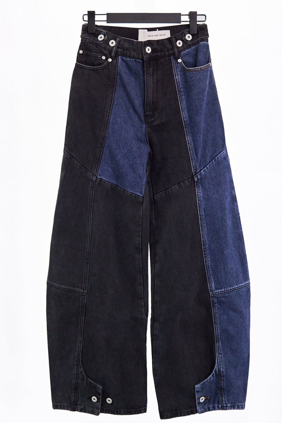 Men Feng Chen Wang Pants | Feng Chen Wang Denim Patched Trouse