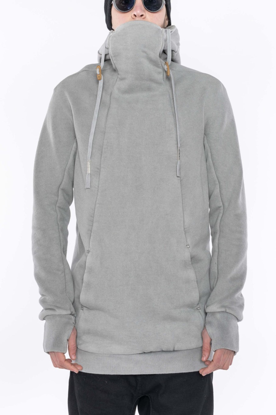 Women Boris Bidjan Saberi Sweatshirts | Balaclava-Style Hoodie