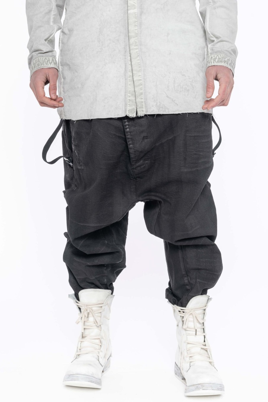 Men Boris Bidjan Saberi Pants | P1.1 Pants Black