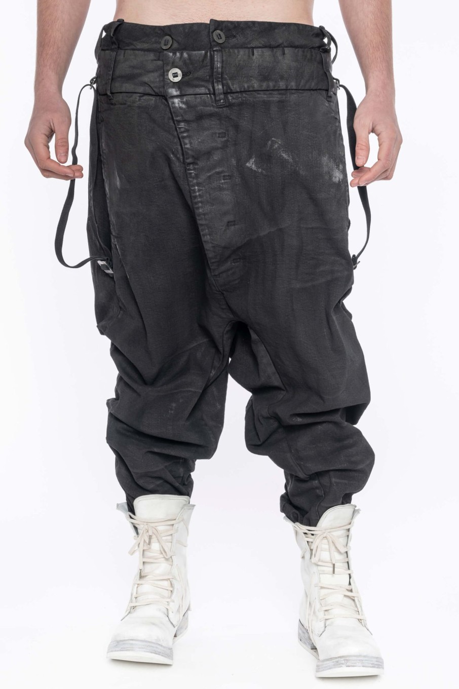 Men Boris Bidjan Saberi Pants | P1.1 Pants Black