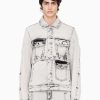 Men Feng Chen Wang Jackets | Feng Chen Wang 2 In 1 Denim Jacket