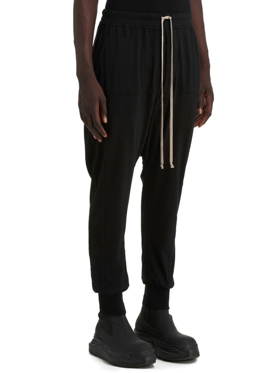 Men Rick Owens Pants | Prisoner Drawstring Knit Pants