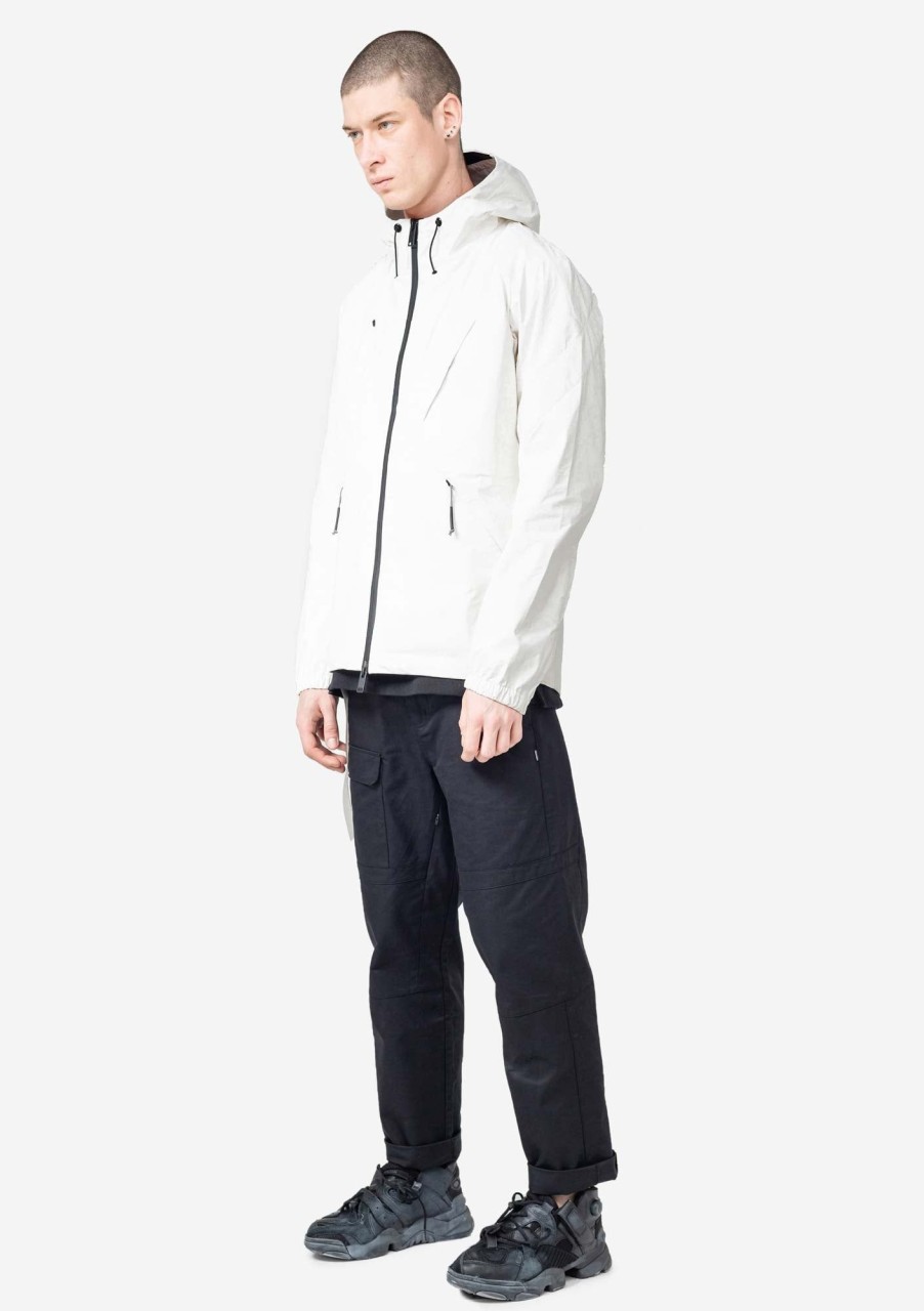 Men KRAKATAU Jackets | 3L Tyvek Hooded Lightweight Jacket Rothko