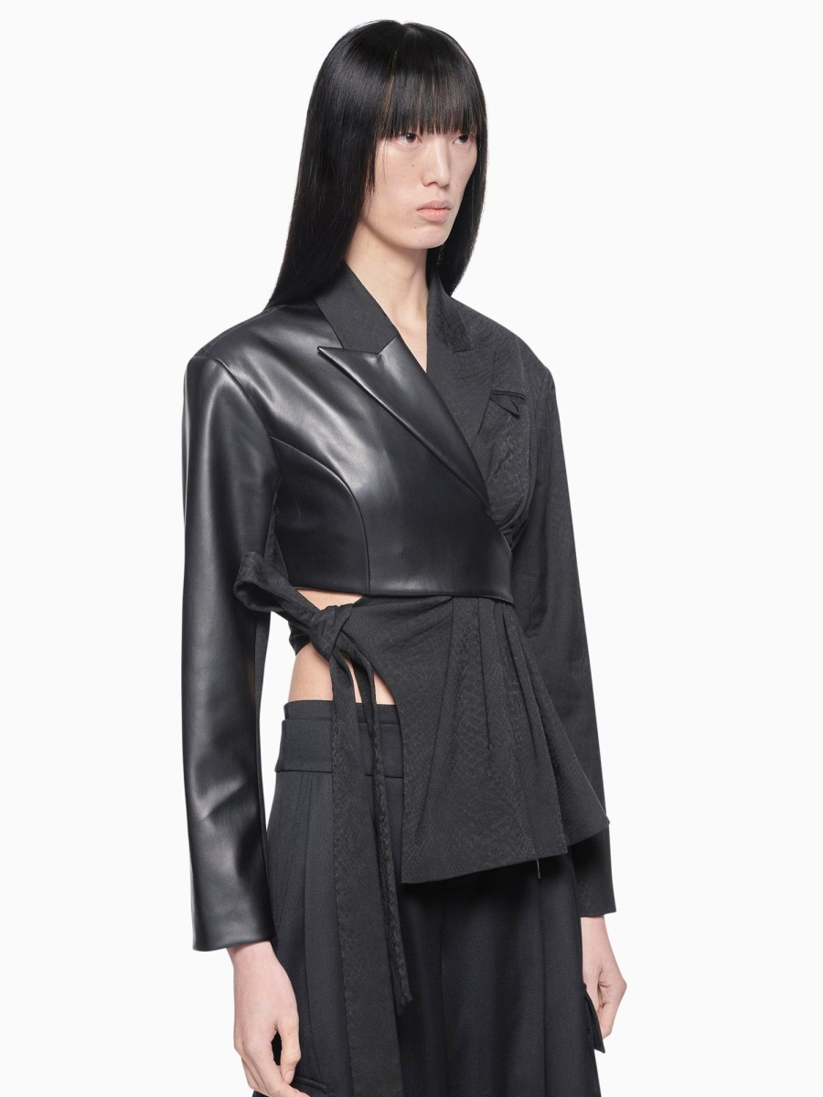 Men Feng Chen Wang Jackets | Feng Chen Wang Wrap Around Jacket