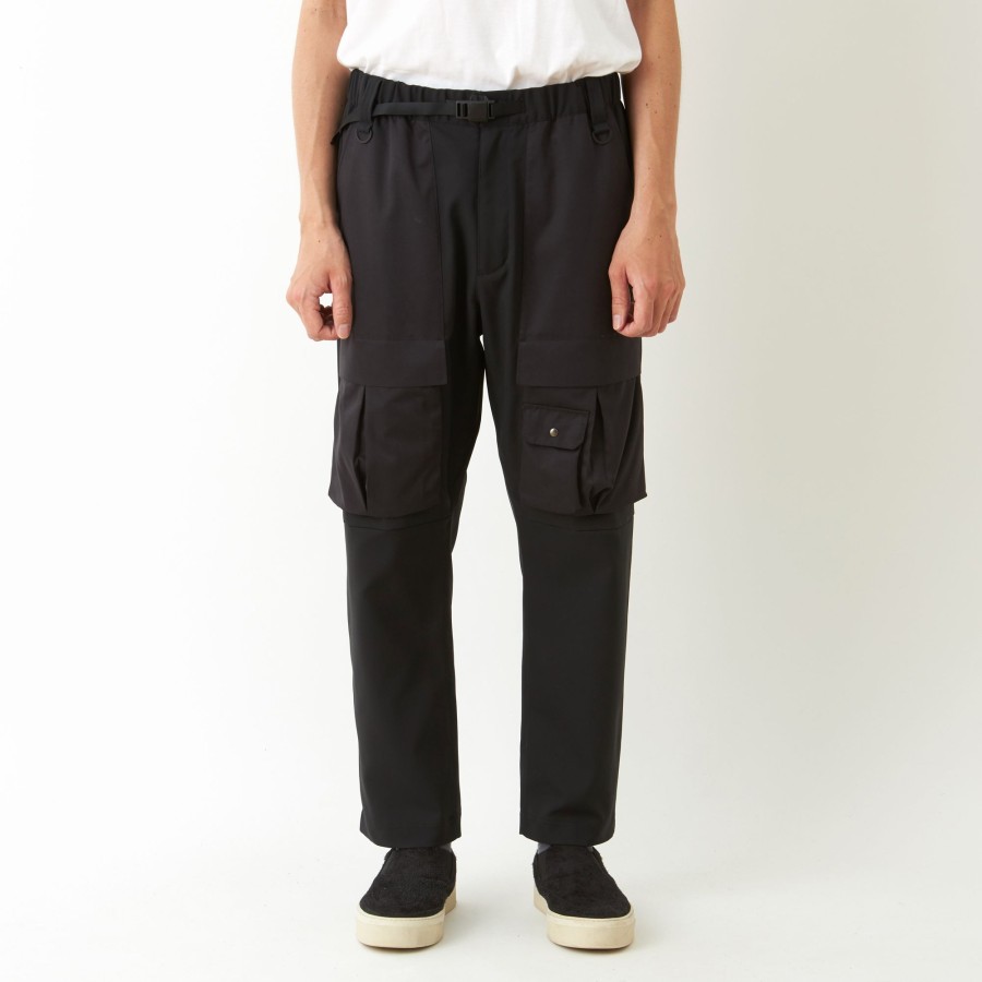 Men White Mountaineering Pants | White Mountaineering Woven Tech Logger Pants